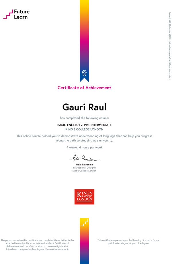 Basic English Speaking Course